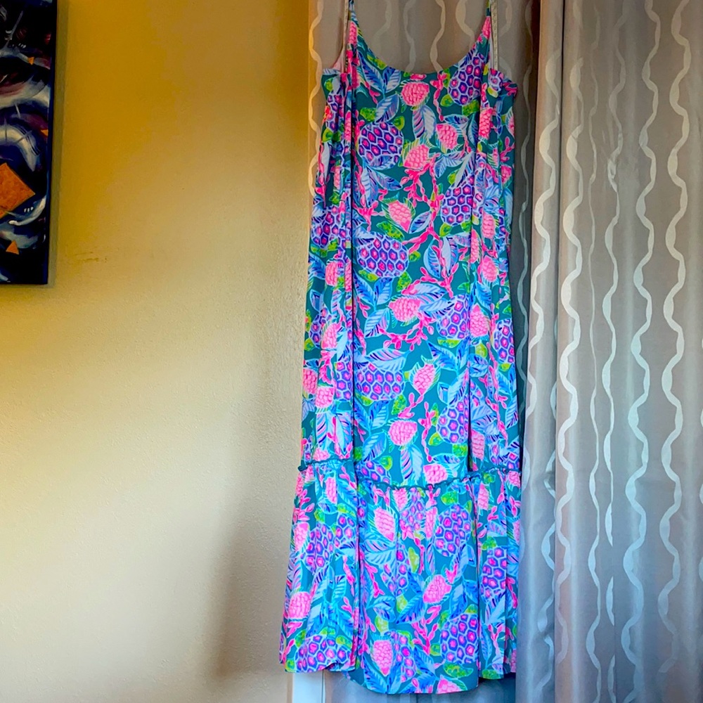 NWT LILLY PULITZER MIDI DRESS SIZE X-LARGE